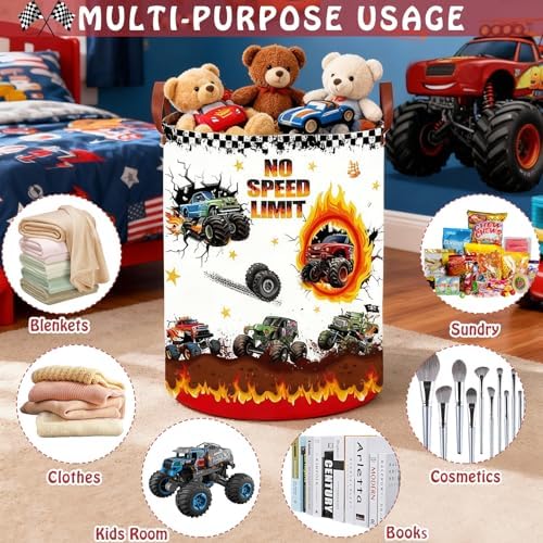 Monster Trucks Laundry Basket - Image 5