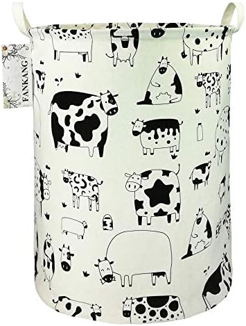 Storage Bin Foldable Nursery Organizer Basket Cow by FANKANGStorageBasket