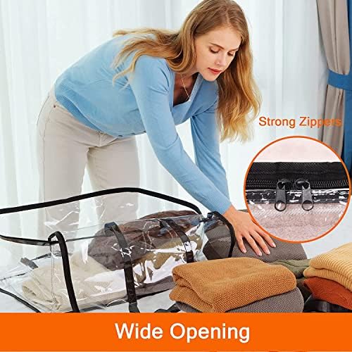 Vieshful 7 Pack Clear Clothes Storage Bags - Image 6