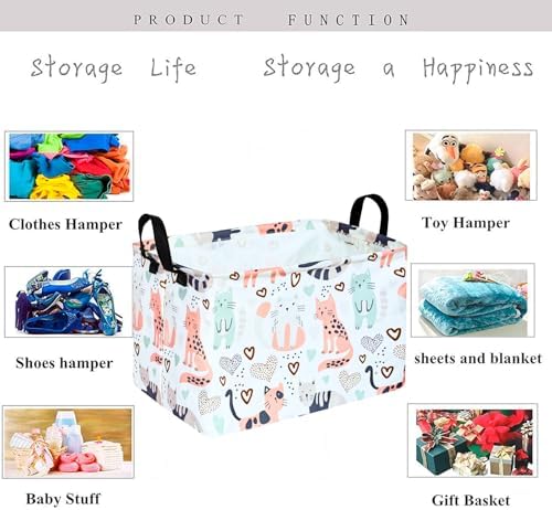 Kid Clothes Storage Basket Gift Shelf Basket Toy Storage Bin, Nursery Basket - Image 5