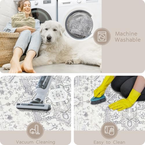 8x10 Washable Area Rugs for Living Room, Dining Room - Image 5