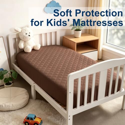 BEDSUM 2-Pack Waterproof Crib Mattress Protector - Image 5