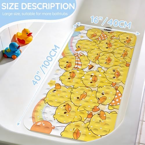 Kids Bathtub Mat, Non Slip Cartoon Bath Mat - Image 2