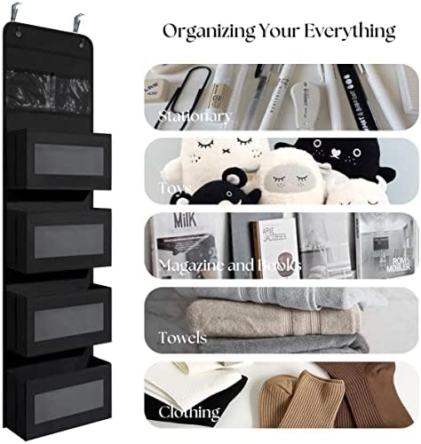 Giraffe Creation Black Over Door Organizer - Image 5