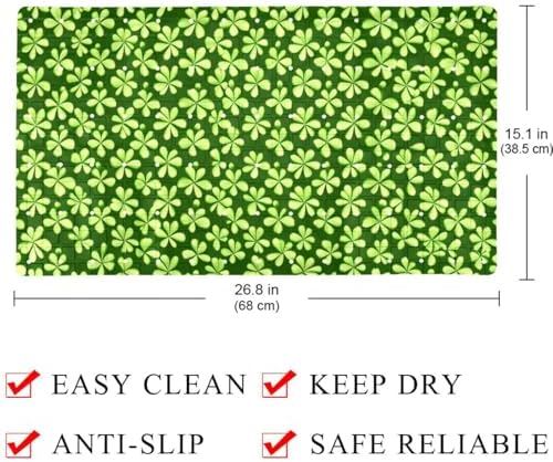 Shower Mat Bathtub Mat, 26.8x15.1 inch, Non-Slip Bath Mat - Image 4