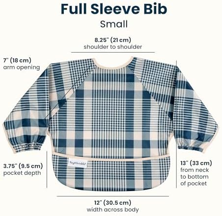 Tiny Twinkle Long Sleeve Bib for Babies & Toddlers | Waterproof Smock Bib for - Image 4