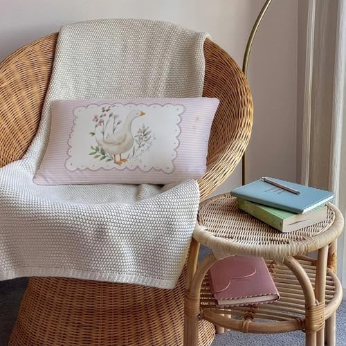 Pink Goose Nursery Classroom Decor 12x20 Pillow Cover - Image 4