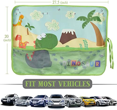 DIZA100 Car Window Shade for Baby, 2 Pack Car Sun Shades - Image 5
