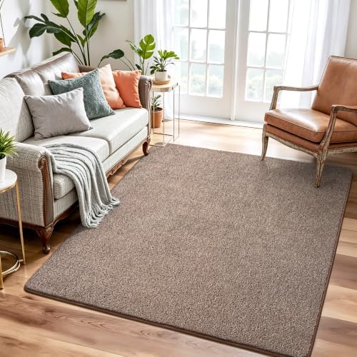 Keeko 6x6 Square Area Rugs for Living Room Bedroom, Soft Washable Carpet by Keeko