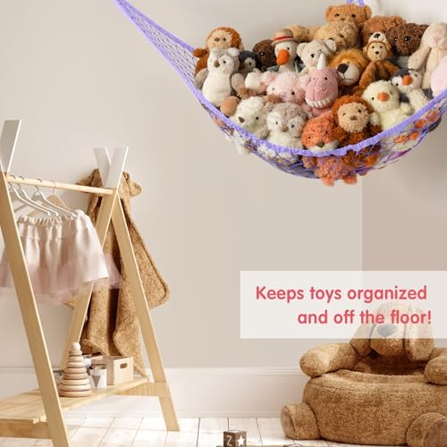 Stuffed Animal Storage Hammock Net Corner - Image 4