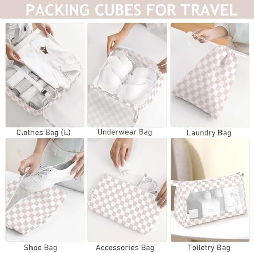 KPX 8 Set Packing Cubes for Travel, Luggage Packing Organizers Accessories - Image 4
