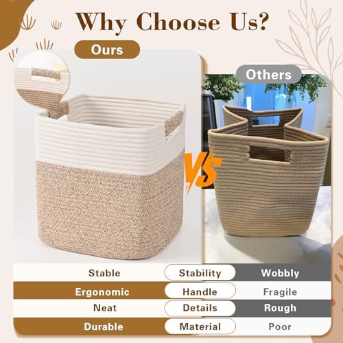 12 Inch Storage Cubes, 3 Pack Cube Storage Bins - Image 5