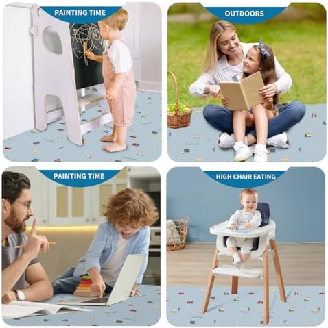 High Chair Splash pad, Washable Splash pad - Image 7