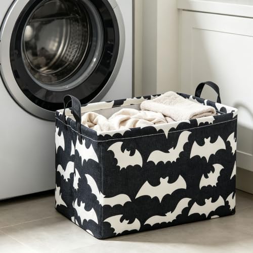 Rectangle Storage Basket with Handles, Collapsible Storage Bin, Books Box - Image 3
