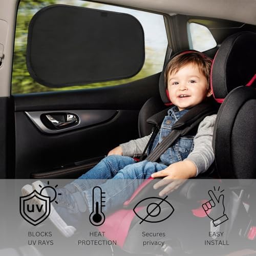 LUXAIL Car Window Shades for Baby 19”x12” - Image 2