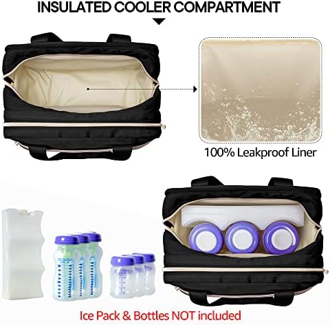 Fasrom Wearable Breast Pump Bag, Insulated Pump Carrying Case - Image 3