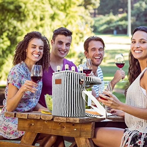 Tirrinia 4 Bottle Wine Tote Carrier - Image 6