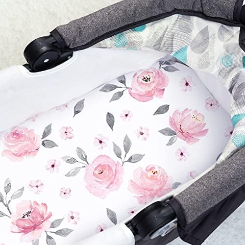 PHF 100% Cotton Bassinet Sheets 2 Pack, Soft Breathable Comfortable Cradle - Image 6