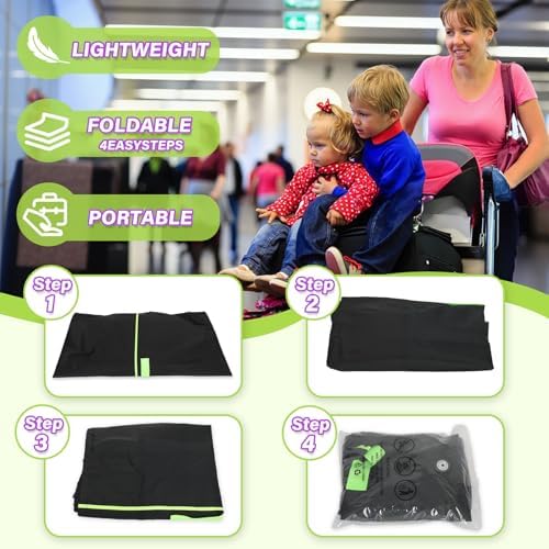 Saranna Car Seat Travel Bag for Airplane: Car Seat Bags for Air Travel Fit All - Image 7