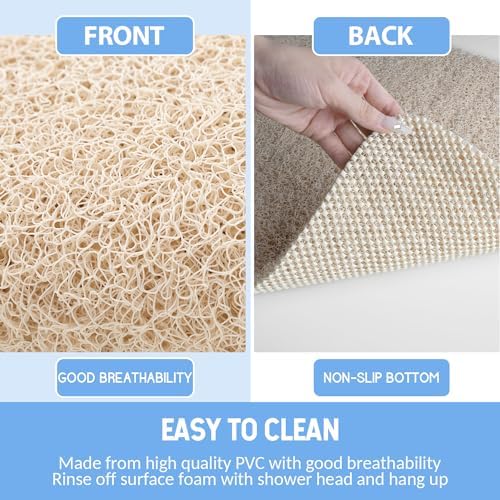 Hargiis Non Slip Bathtub Mat, Anti Slip Shower Mat, Fast Drying Bath Tub Mats - Image 4