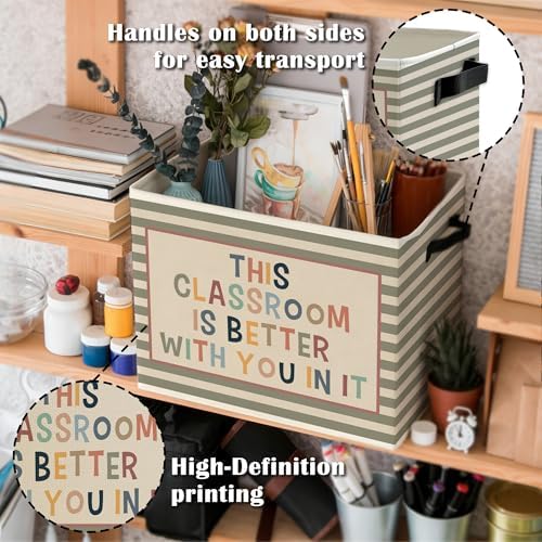 Boho Classroom Storage Bins Box - Image 5