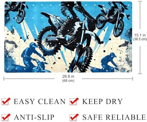 Non Slip Shower Mat Bathtub Mat 15.1x26.8 Inch, Quick Dry Bath Mat - Image 4
