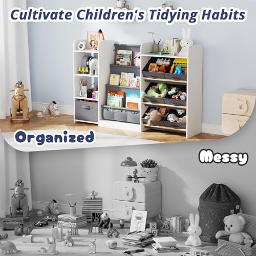 Kids Bookshelf and Toy Storage - Image 6