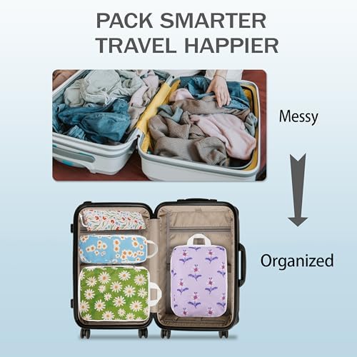 4 Pcs Compression Packing Cubes, Packing Cubes - Image 5