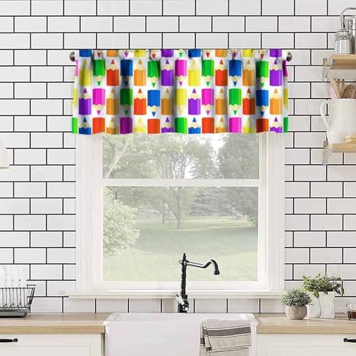 Colourful Crayon Valance Curtain - Image 2