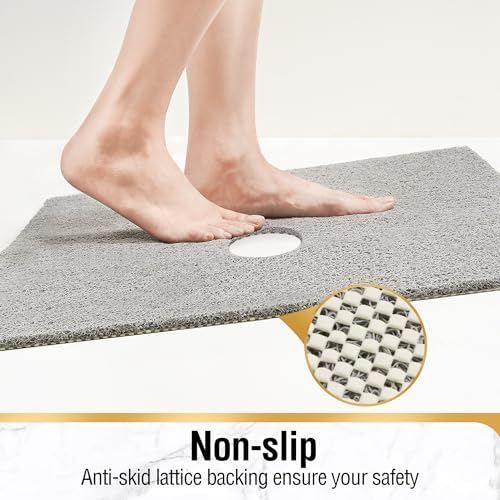 HITSLAM Square Shower Mat, 36 x 36 Inch Non Slip Bath Mat - Image 5