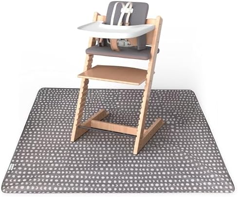 Tiny Twinkle Splat Mat for Under High Chair or Table | 51" x 51" Waterproof & by TinyTwinkle