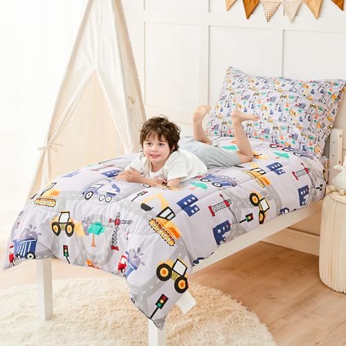 lasoftan Construction Toddler Bedding Set - Image 6