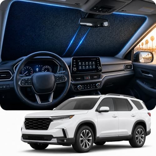 DooGooCoo Windshield Sun Shade for Honda Pilot 2016-2025 2026 Sun Shade for Car by DooGooCoo