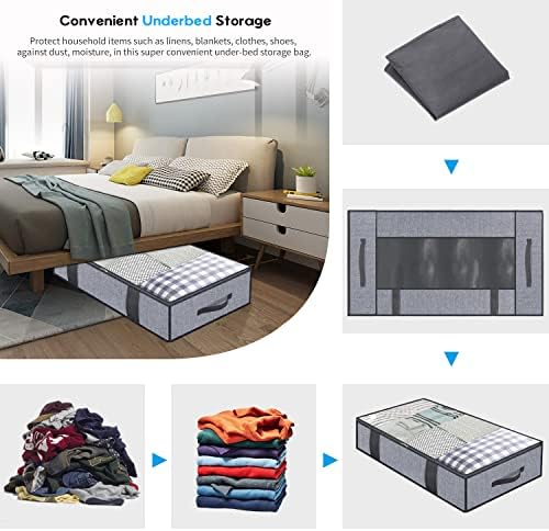 Onlyeasy Foldable Underbed Bags 2 Pack - Image 3