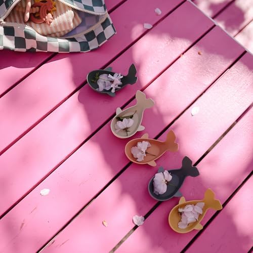 mushie Whale Bath Stackers Floating Toy | Made in Denmark - Image 6