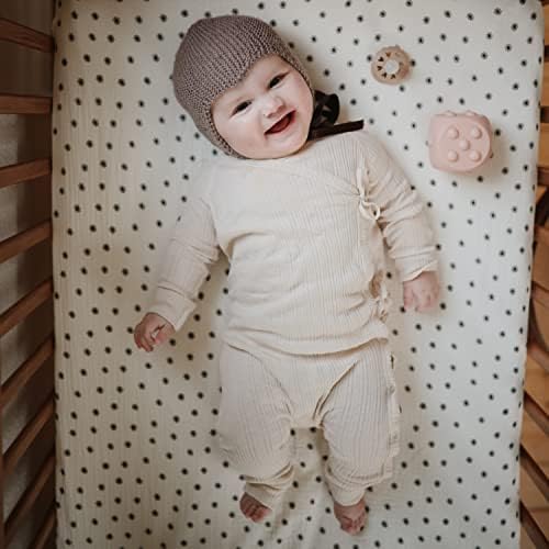 mushie Extra Soft Muslin Fitted Crib Sheet | 192 Thread Count | 28"x 52" - Image 4