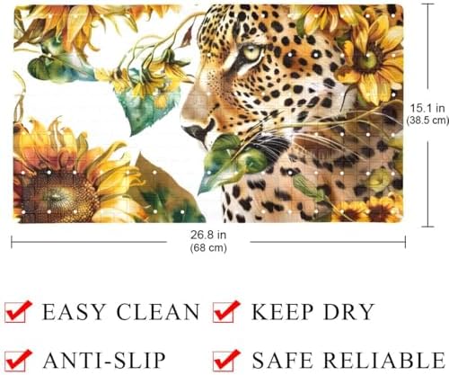 Non Slip Bathtub and Shower Mat 26.8x15.1 inch, Bath Mat - Image 4