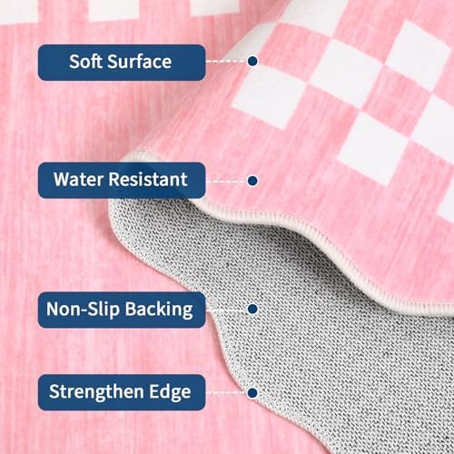 GarveeHome Washable Area Rug 6x9 Large Living Room Modern Border Throw Rug - Image 4
