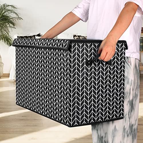 Large Toy Storage Box Chest for Kids, Sturdy Toy Box Bin Baskets - Image 3