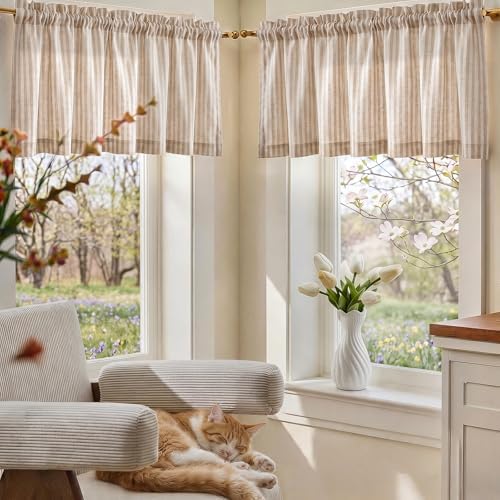 jinchan Linen Boxter Stripe Valances - Image 3