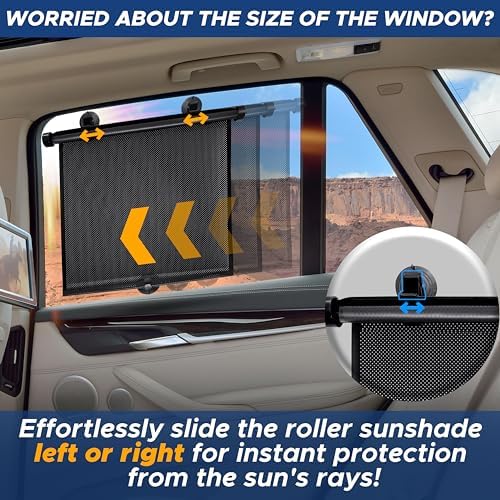 EcoNour Car Window Shades for Baby | Car Window Covers - Image 4