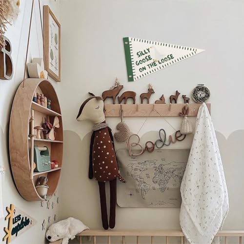 Silly Goose Pennant Banner Flags Kids Playroom Goose Nursery Decor - Image 3