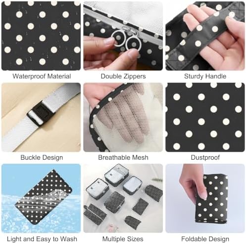 Packing Cubes for Travel 10 Set Luggage Organizer Bags - Image 6