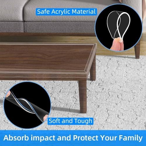 Clear Edge Protector Strip, 3 Pack x 1.18in x 9.84FT - Image 3