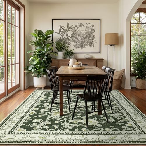 BILEEHOME Olive Green Area Rugs - Image 6