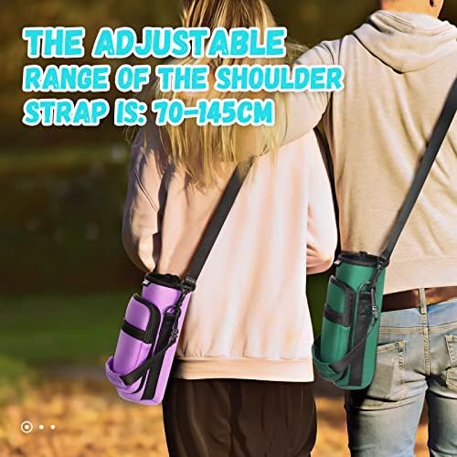 Nuovoware Water Bottle Carrier Bag, 25oz/32oz Bottle Pouch Holder, Adjustable - Image 5