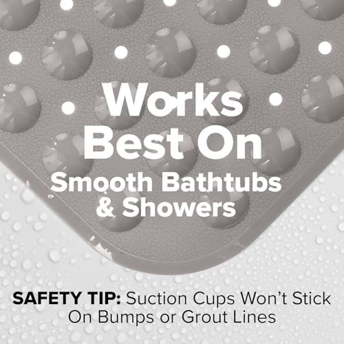 SlipX Solutions 39x16 Extra Long Non Slip Bath Mat, Tub & Shower - Image 3
