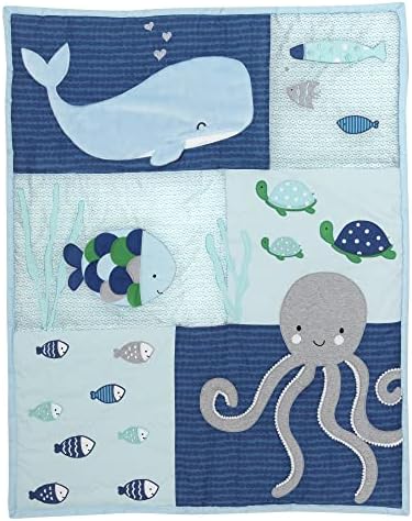 Lambs & Ivy Oceania 6-Piece Baby Crib Bedding Set - Image 5