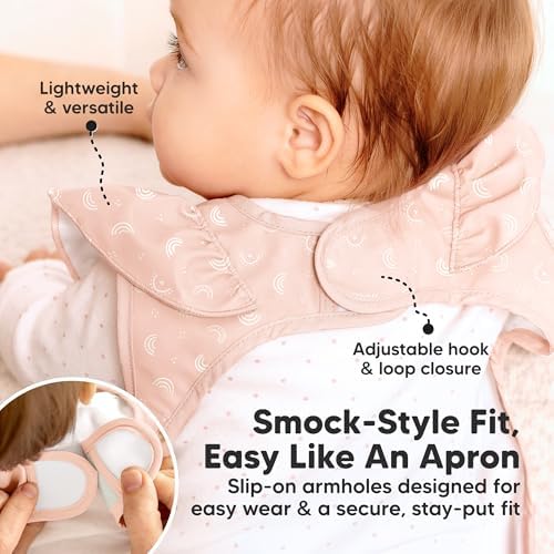 KeaBabies Waterproof Bibs for Baby Girl, Boy 2pk Lightweight - Image 3