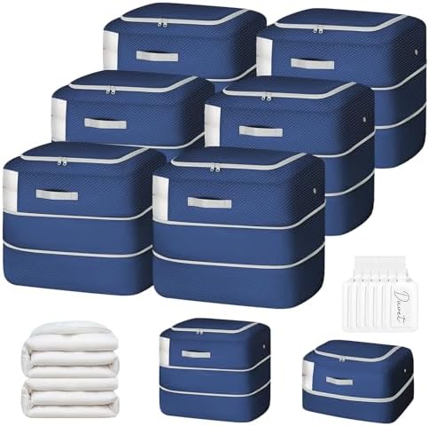 Comforter Storage Bag - 110L Large Capacity Blanket Storage Bags Ultra Space by EasortmPackingCubes